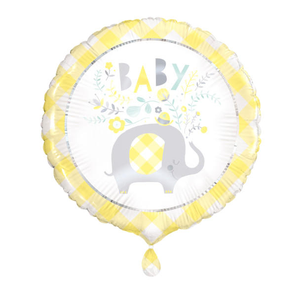 Standard Floral Elephant Yellow